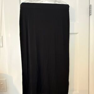 EILEEN FISHER stretch silk jersey pencil skirt S.